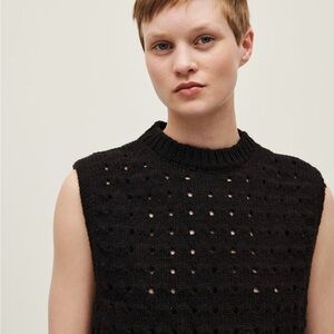 Babaa Black Sleeveless vest no 73